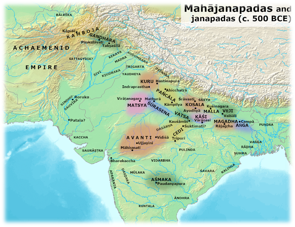16 Mahajanpada - इतिहास, शासक, घटनाएँ और आँकड़े