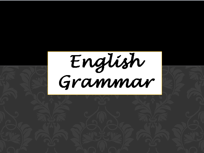 English Grammar