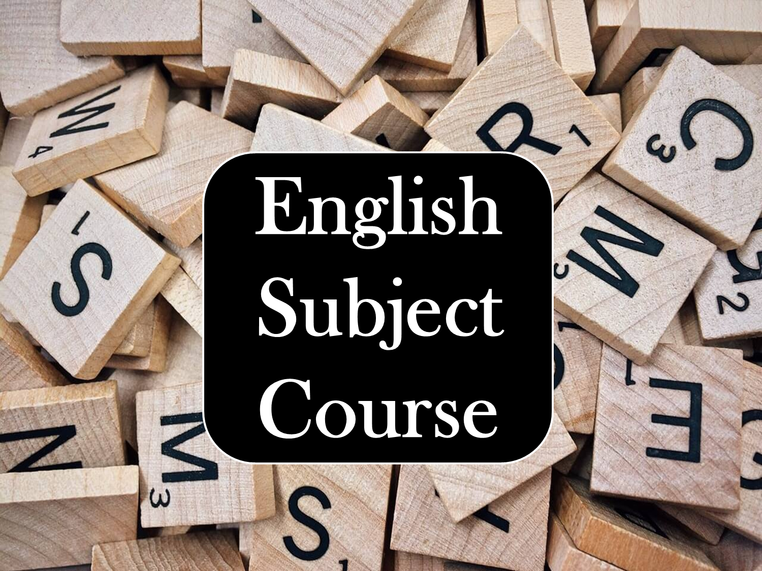 English - Subject Course