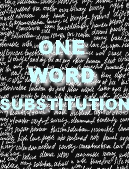 One Word Substitution