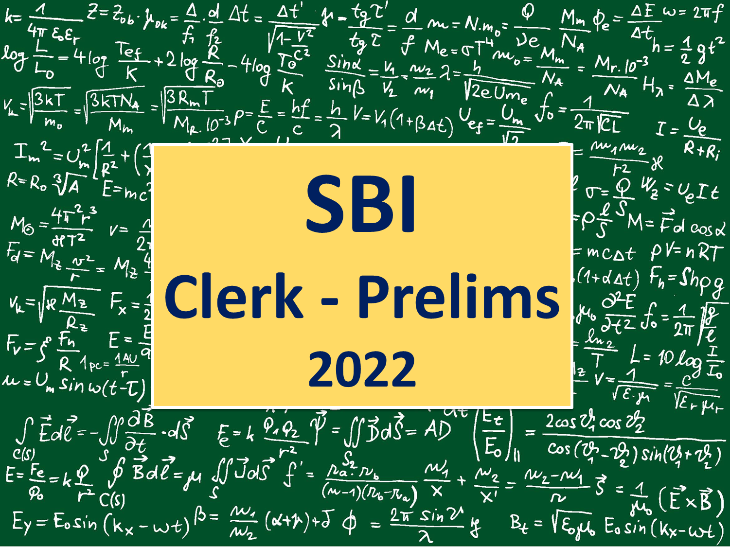 SBI Clerk Prelim 2022
