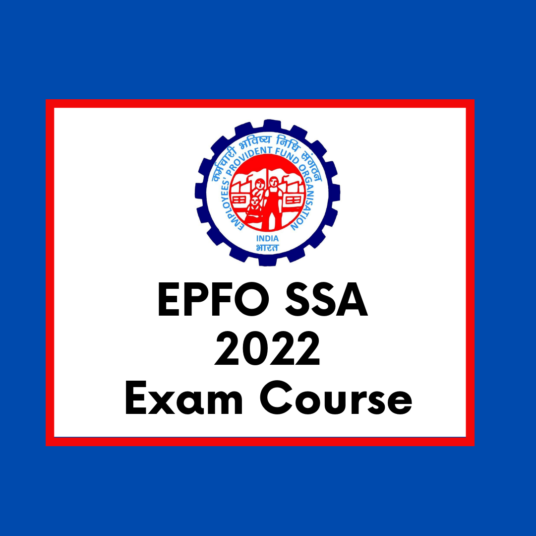 EPFO SSA 2022 - Prelims