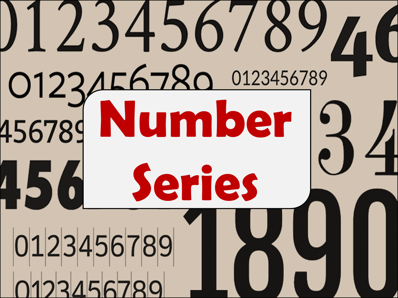 Number Series (Quantitative)