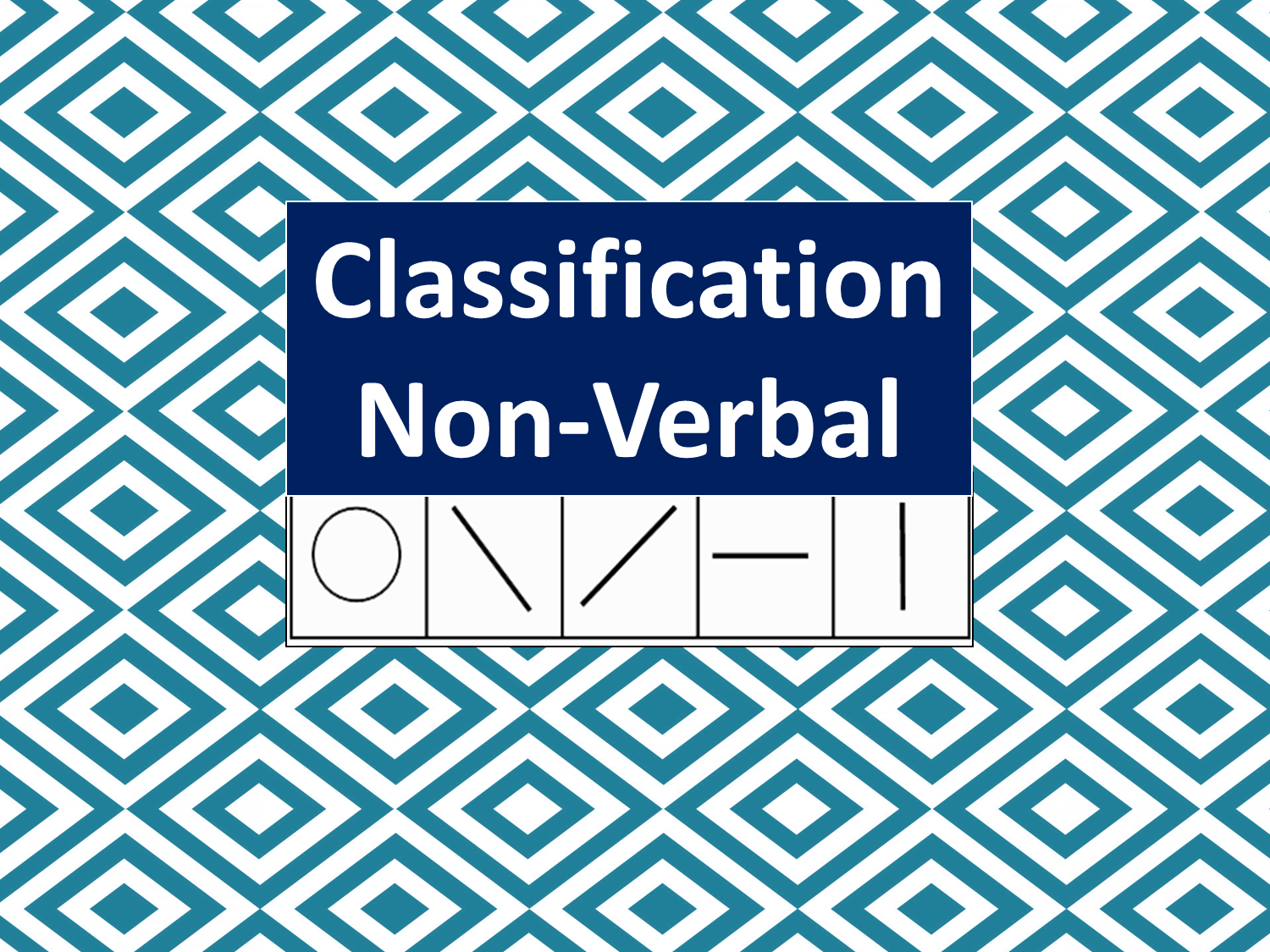 Classification - Non Verbal